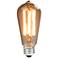 40 Watt Equivalent Amber 6 Watt LED Dimmable Edison Bulb
