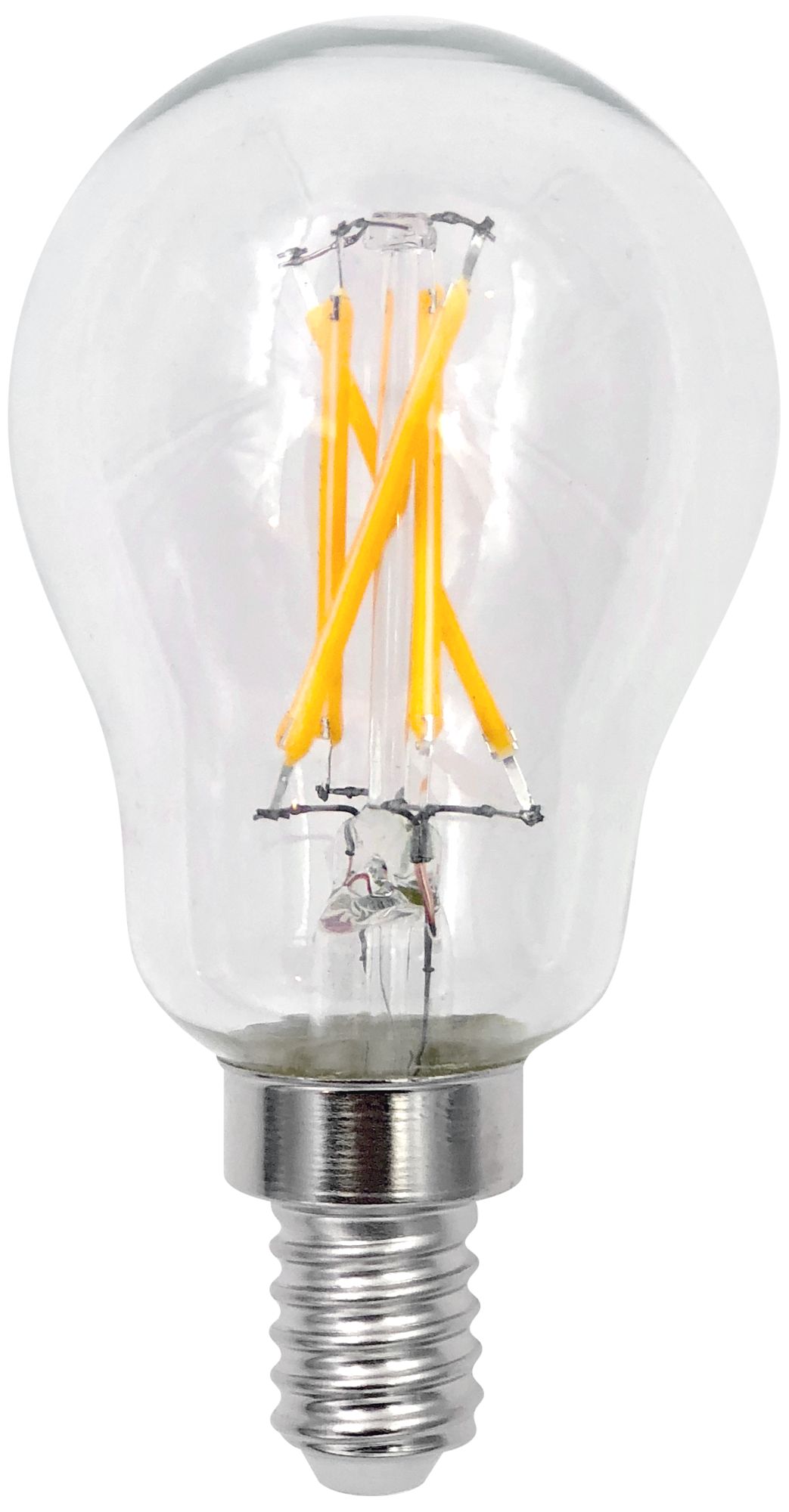 40 Watt Equivalent Clear 4.5W LED Dimmable E12 Base Bulb 60V40