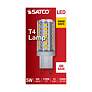 4_40 Watt Equivalent Satco 5W LED Clear G9 Double Loop T4 Light Bulb more views