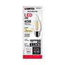 4_40 Watt Equivalent Satco Clear 4W LED Dimmable Standard CA10 more views