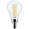40 Watt Equivalent Satco Clear 5.5W LED Dimmable E12 2-Pack