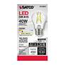 3_40 Watt Equivalent Satco Clear 5W 3000K LED Dimmable E26 A15 more views