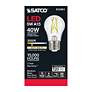 4_40 Watt Equivalent Satco Clear 5W 3000K LED Dimmable E26 A15 more views