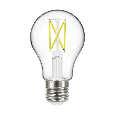 40 Watt Equivalent Satco Clear 5W 5000K LED Dimmable E26 A19