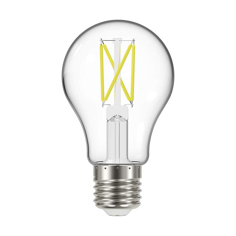Image 1 40 Watt Equivalent Satco Clear 5W 5000K LED Dimmable E26 A19