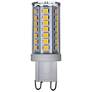 1_40 Watt Equivalent Satco Clear 5W LED Dimmable Bi-Pin Bulb
