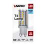 3_40 Watt Equivalent Satco Clear 5W LED Dimmable Bi-Pin Bulb more views
