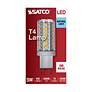 4_40 Watt Equivalent Satco Clear 5W LED Dimmable Bi-Pin Bulb more views