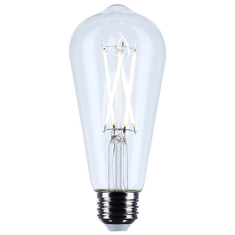 Image 2 40 Watt Equivalent Satco Clear 5W LED Dimmable Standard ST19 more views