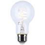 2_40 Watt Equivalent Satco Clear 6W LED Dimmable Standard Bulb more views