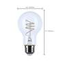 7_40 Watt Equivalent Satco Clear 6W LED Dimmable Standard Bulb more views