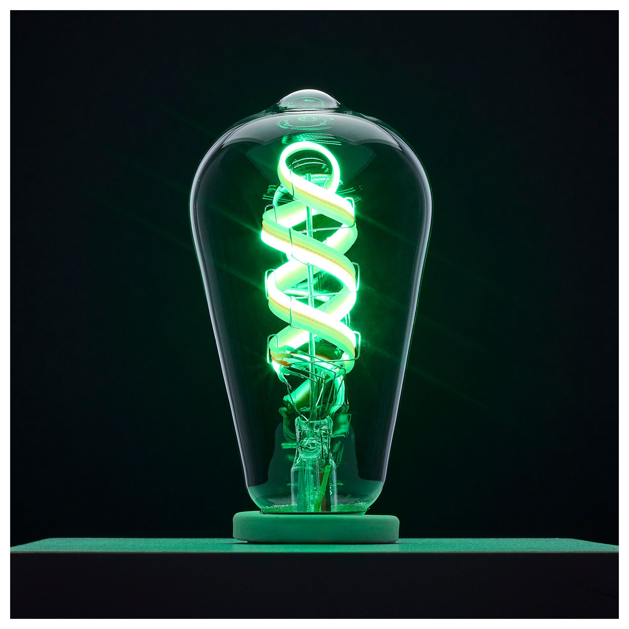 Image 5 40 Watt Equivalent Satco Clear 6W LED Dimmable Standard ST19 more views