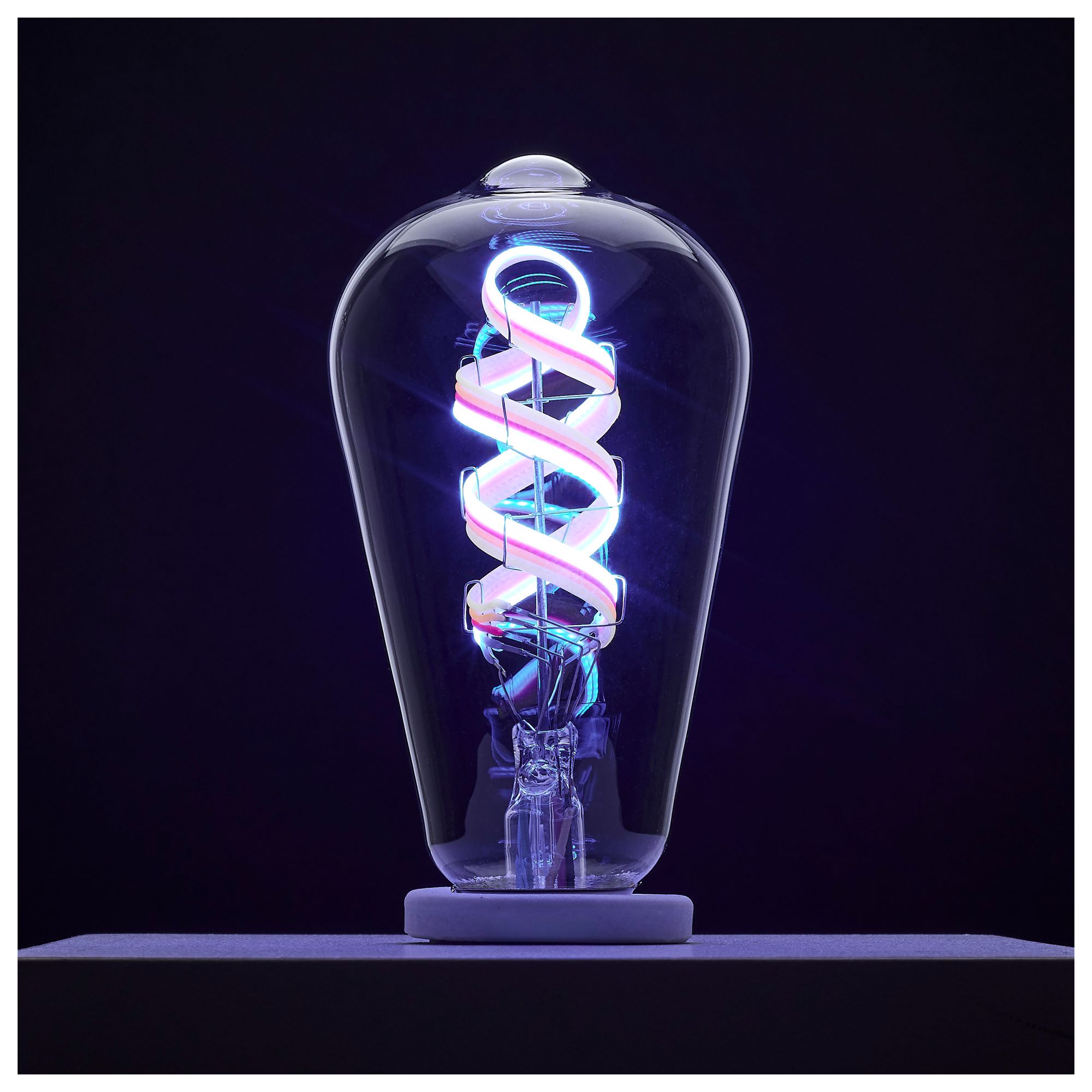 Image 6 40 Watt Equivalent Satco Clear 6W LED Dimmable Standard ST19 more views