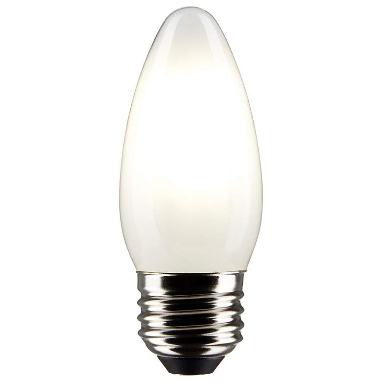 Image 2 40 Watt Equivalent Satco Frost 4W LED Dimmable Standard Bulb more views