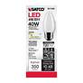 4_40 Watt Equivalent Satco Frost 4W LED Dimmable Standard Bulb more views