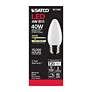 5_40 Watt Equivalent Satco Frost 4W LED Dimmable Standard Bulb more views