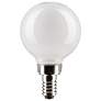 1_40 Watt Equivalent Satco White 4.5W LED Dimmable E12 2-Pack