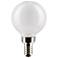 40 Watt Equivalent Satco White 4.5W LED Dimmable E12 2-Pack