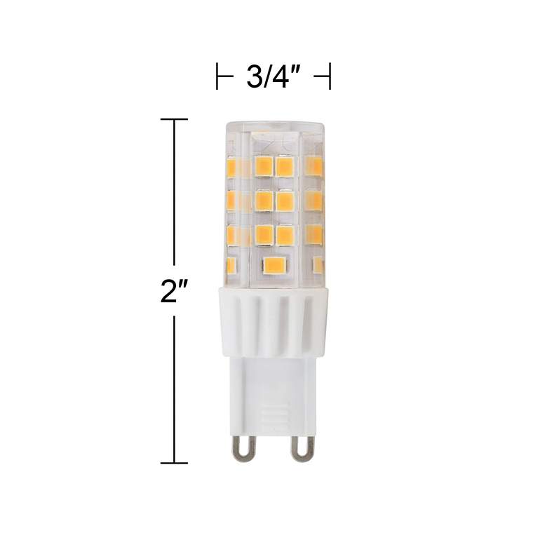 Image 2 40 Watt Equivalent Tesler 4 Watt LED Dimmable G9 Base Bulb more views