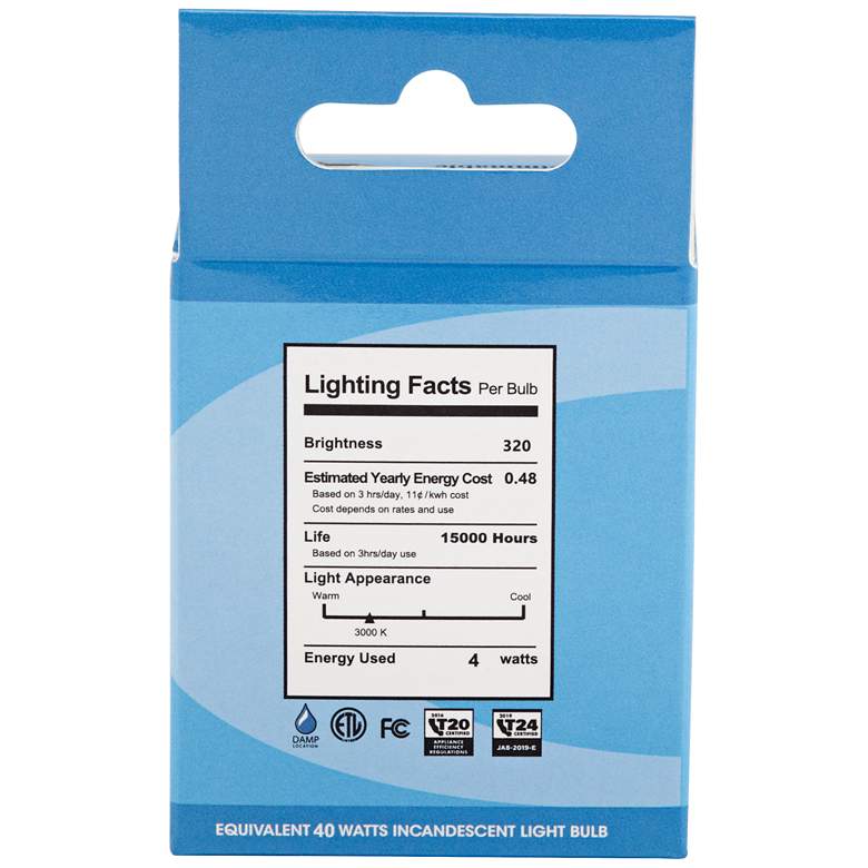 Image 3 40 Watt Equivalent Tesler 6W LED Non-Dimmable GU10 Bulb more views