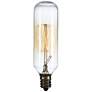 40 Watt T8 Edison Style Tube Candelabra Base Light Bulb
