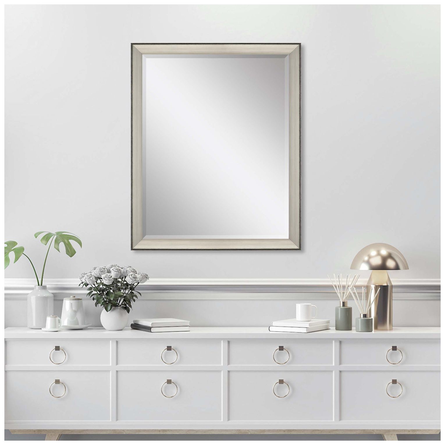 Image 5 #403 Metallic Wall Mirror - 34" x 44" more views