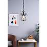 1_Kirin 11 1/4" Wide Oil-Rubbed Bronze Crystal Mini Pendant in scene