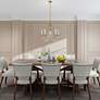 1_Livex Alessia 24" Wide Antique Brass 5-Light Chandelier in scene