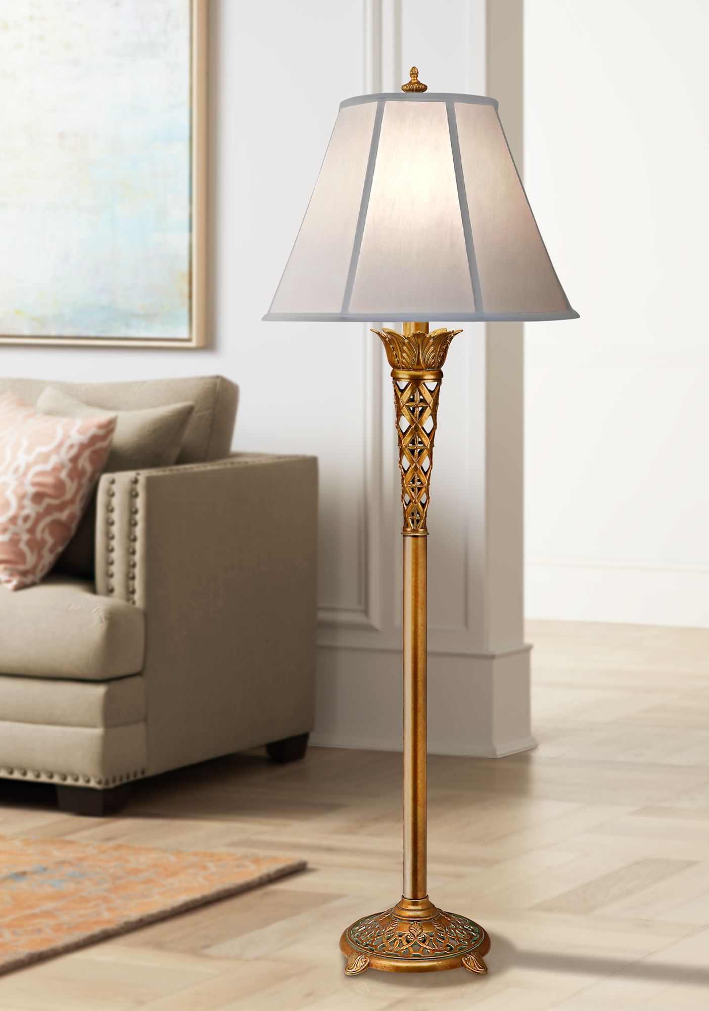 Gold, Floor Lamps Page 2 Lamps Plus
