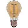 2_40W Equivalent 4.5W LED Dimmable E26 2000K Amber A19 Light Bulb by Satco