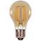 40W Equivalent 4.5W LED Dimmable E26 2000K Amber A19 Light Bulb by Satco