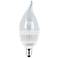 40W Equivalent 4.8W LED Dimmable Flame Tip Candelabra Bulb