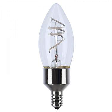 40W Equivalent 4W Candelabra Base E12 Dimmable LED Bulb by Satco
