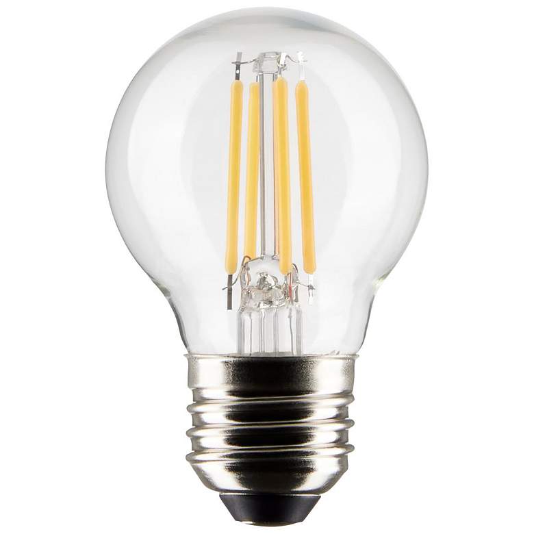 Image 1 40W Equivalent 4W Clear Dimmable Standard Globe Filament LED Bulb by Satco