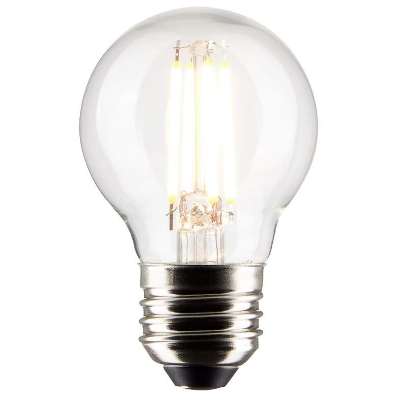 Image 2 40W Equivalent 4W Clear Dimmable Standard Globe Filament LED Bulb by Satco more views