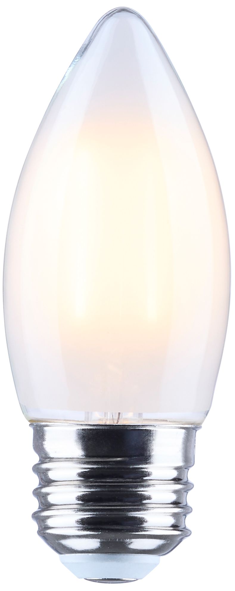 Thumbnail2 of 40W Equivalent 4W Dimmable LED Filament Standard Base Bulb by Satco more views