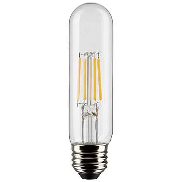 40W Equivalent 5.5W Clear Glass LED Dimmable Standard T10 Bulb