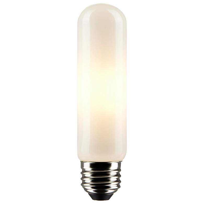 Image 2 40W Equivalent 5.5W Dimmable Standard White T10 LED Tube Bulb by Satco more views