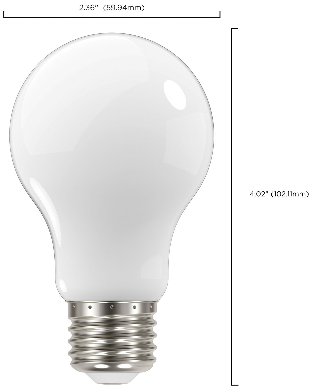 Image 6 40W Equivalent 5W LED Dimmable E26 2700K A19 Light Bulb by Satco more views