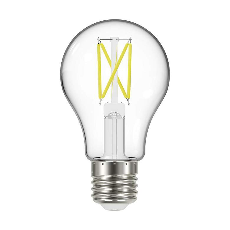 Image 1 40W Equivalent 5W LED Dimmable E26 2700K Clear A19 Light Bulb by Satco