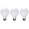 40W Equivalent 6W LED Dimmable Standard Globe Bulb 3-Pack