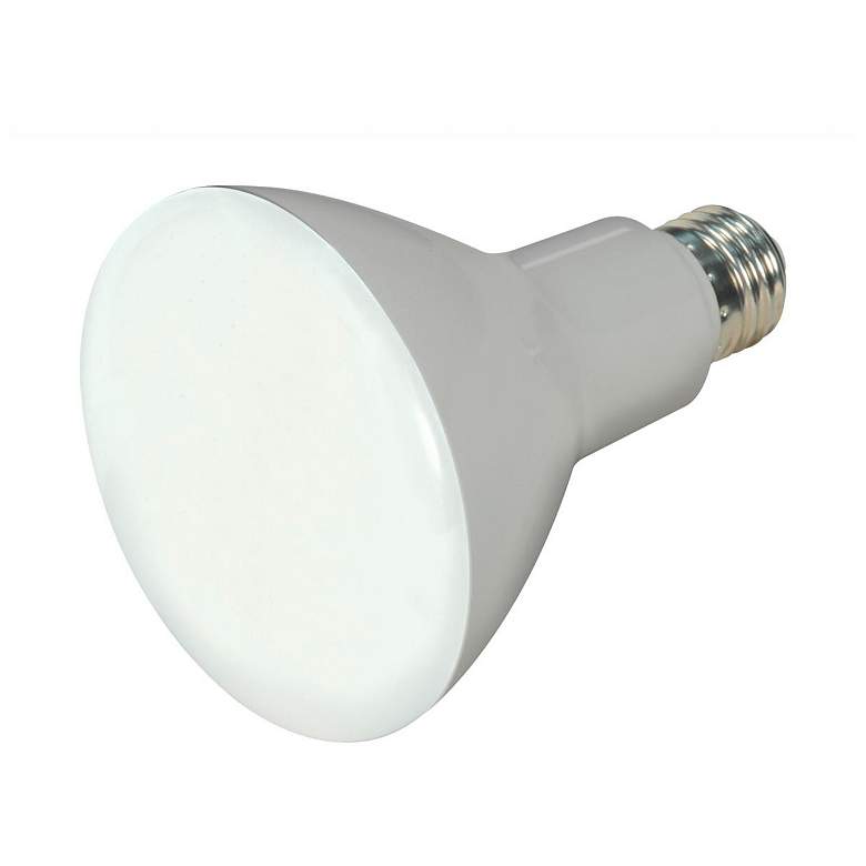 Image 1 40W Equivalent 7.5W LED Dimmable Standard BR30 Gray Light Bulb by Satco