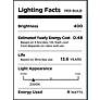 40W Equivalent Amber 4W LED Dimmable Standard Edison 6-Pack