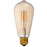 40W Equivalent Amber 4W LED Dimmable Standard Edison 6-Pack