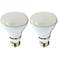 40W Equivalent Bioluz Frosted 8W LED Dimmable BR20 2-Pack