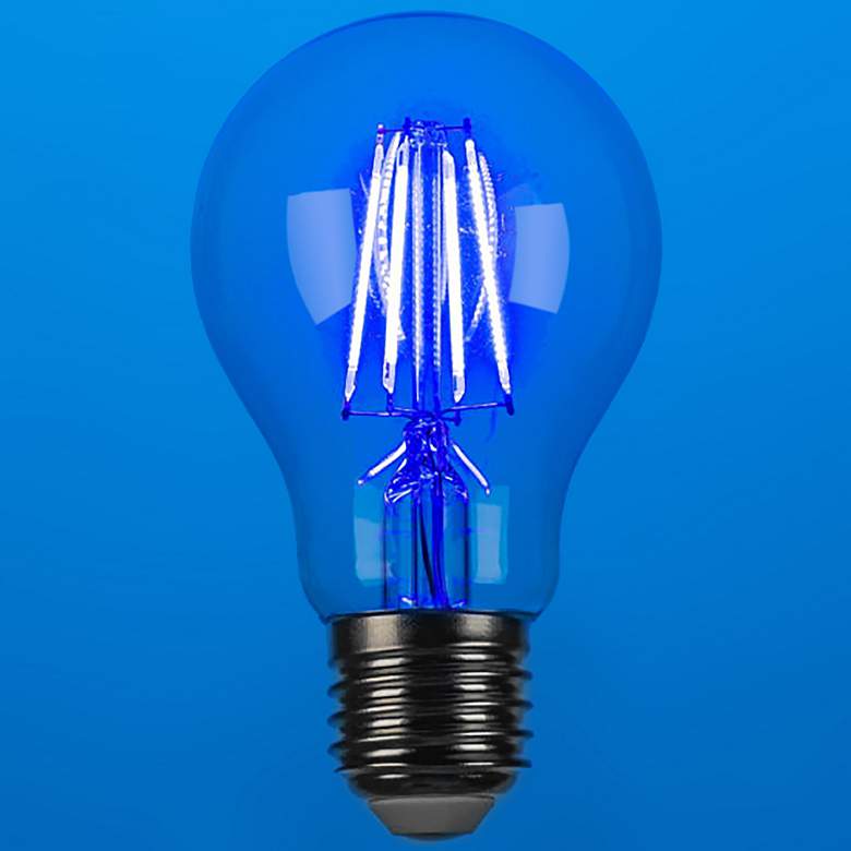 Image 1 40W Equivalent Blue 4W LED Dimmable Standard Party Bulb