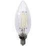 40W Equivalent Clear 3000K 4W LED Dimmable Candelabra 6-Pack
