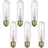40W Equivalent Clear 4.5W LED Dimmable Standard T10 6-Pack