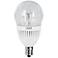 40W Equivalent Clear 4.8W LED Dimmable Candelabra Bulb