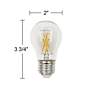 40W Equivalent Clear 4 Watt LED Dimmable Standard A15 4-Pack Tesler Bulbs